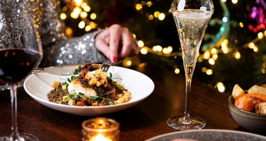 Clandeboye Lodge Christmas dining